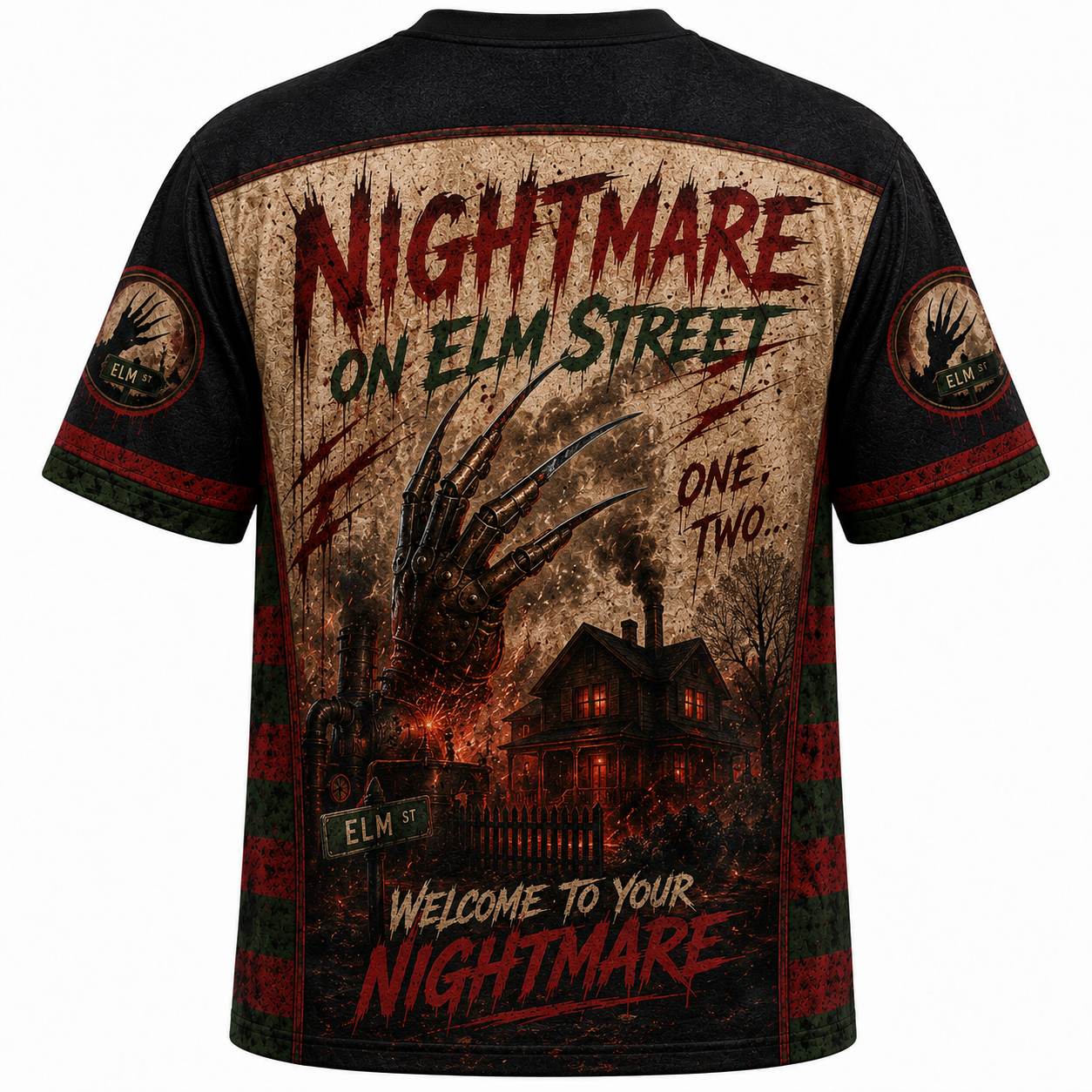 A Nightmare on Elm Street Movie Jersey Shirts