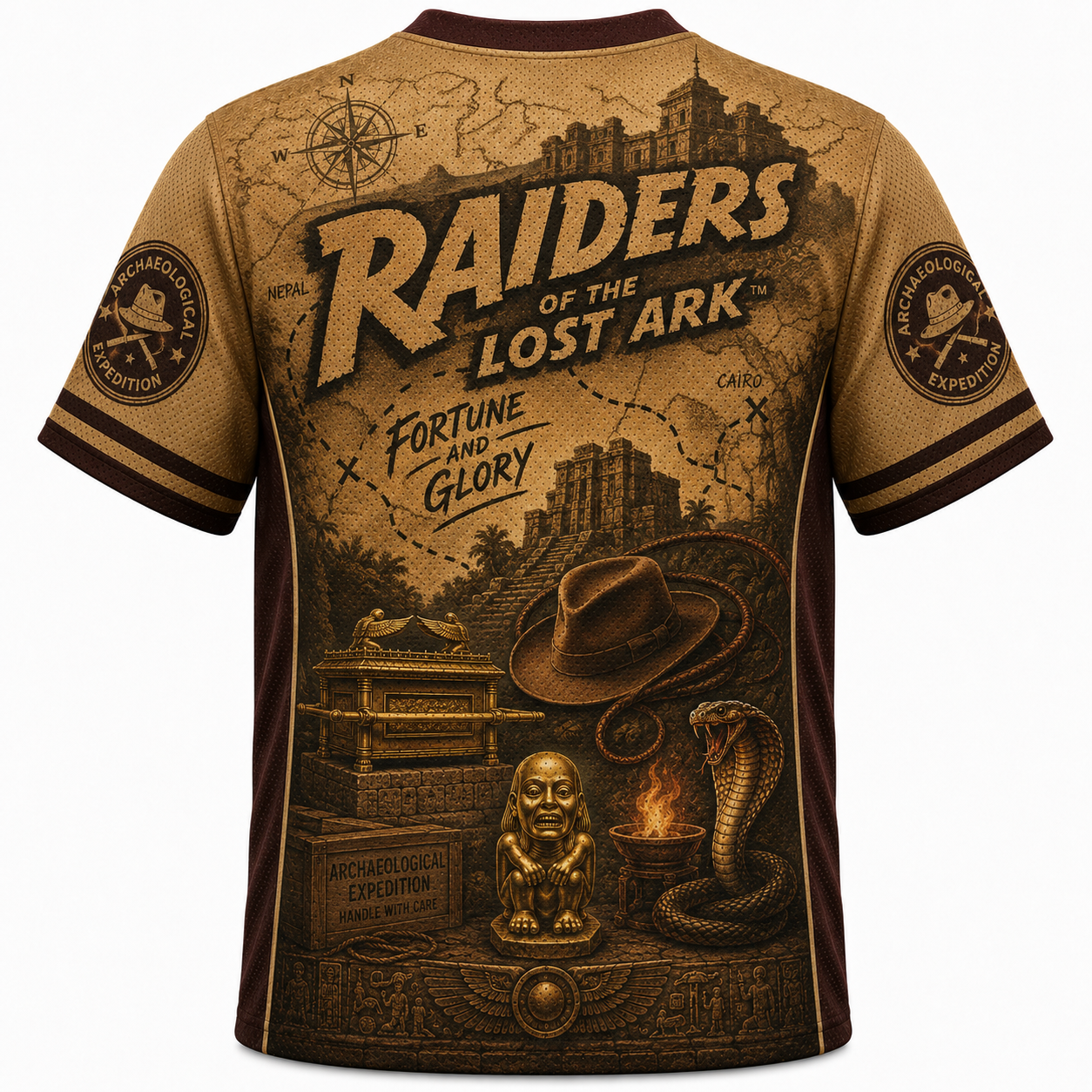 Raiders of the Lost Ark Movie Jersey Shirts