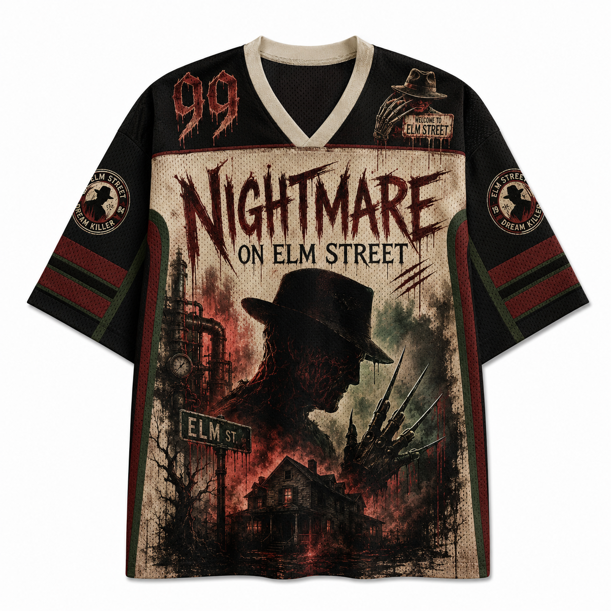 A Nightmare on Elm Street Movie Jersey Shirts