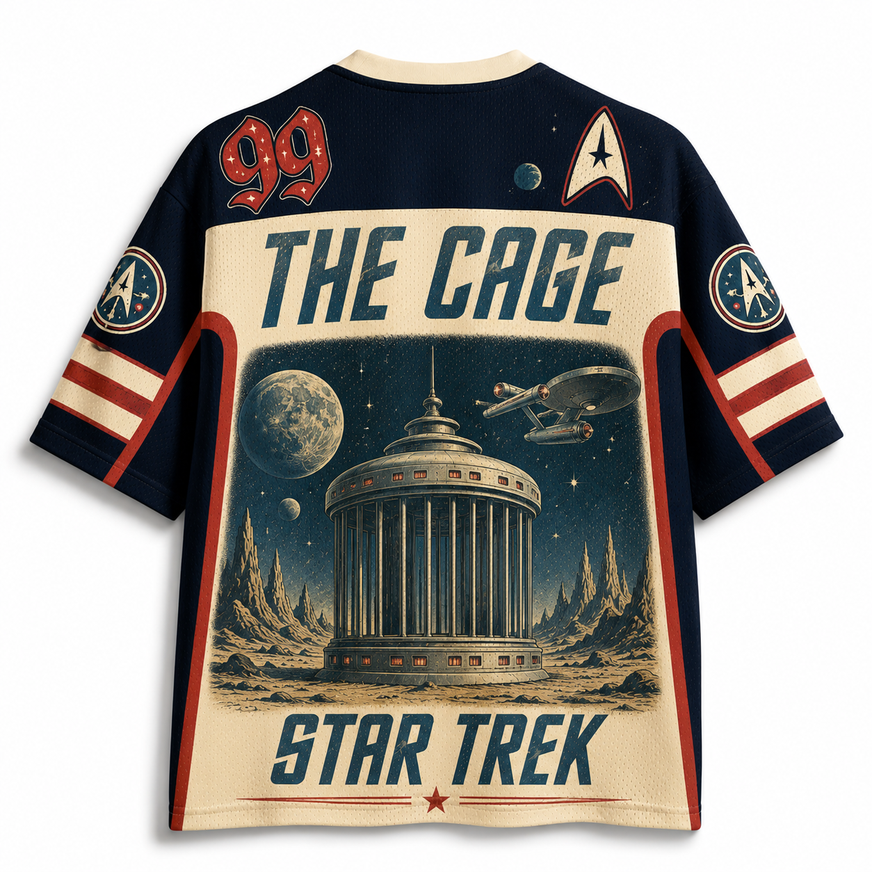 "Star Trek" The Cage TV Episode 1966 Jersey Shirts