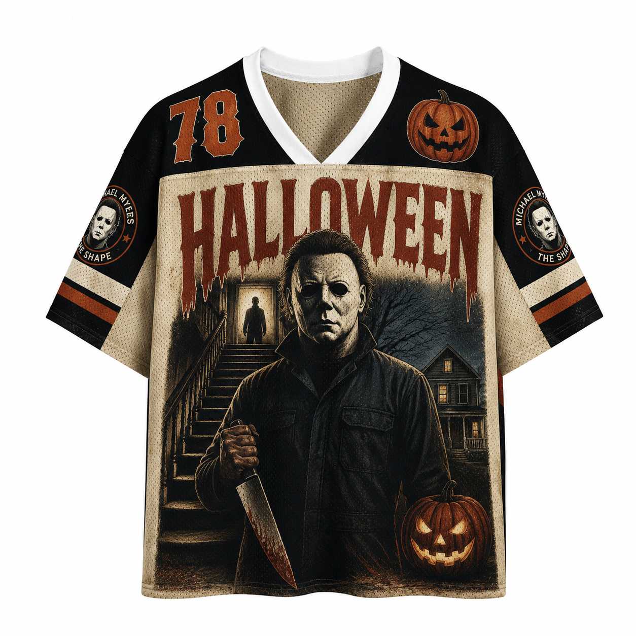 The Horrors of Halloween: HALLOWEEN (1978) Movie Jersey Shirts