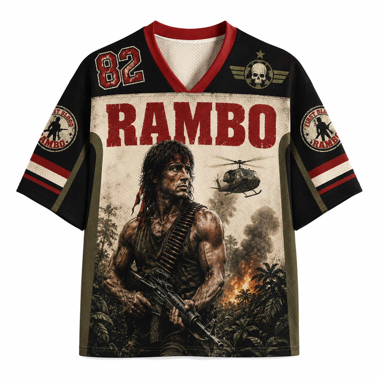 Rambo Movie Jersey Shirts