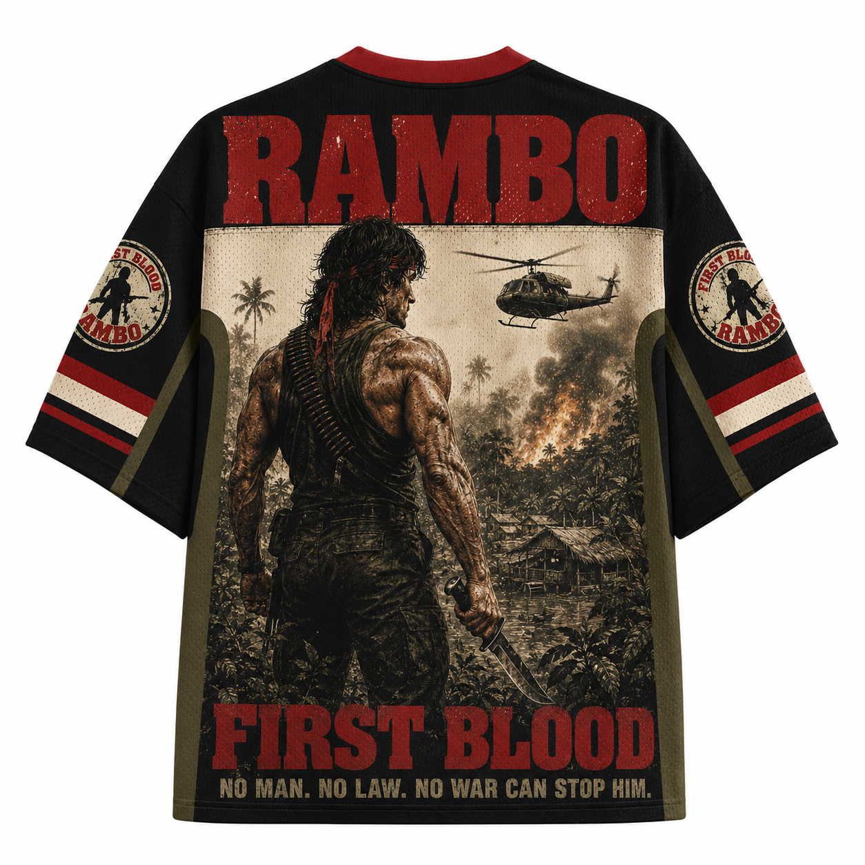 Rambo Movie Jersey Shirts