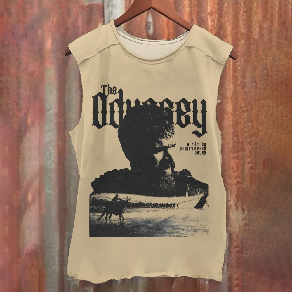 Christopher Nolan The Odyssey Movie Unisex Casual Printed Tank Top