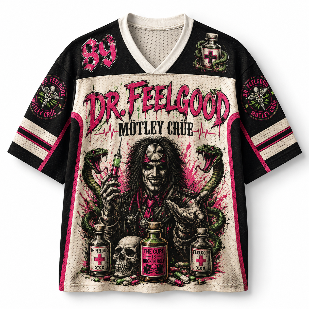 Mötley Crüe“Dr. Feelgood Jersey Shirts