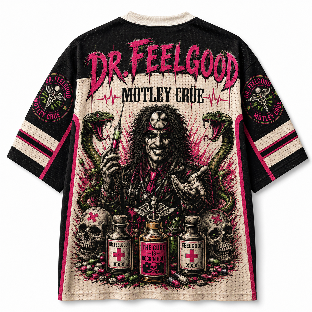 Mötley Crüe“Dr. Feelgood Jersey Shirts