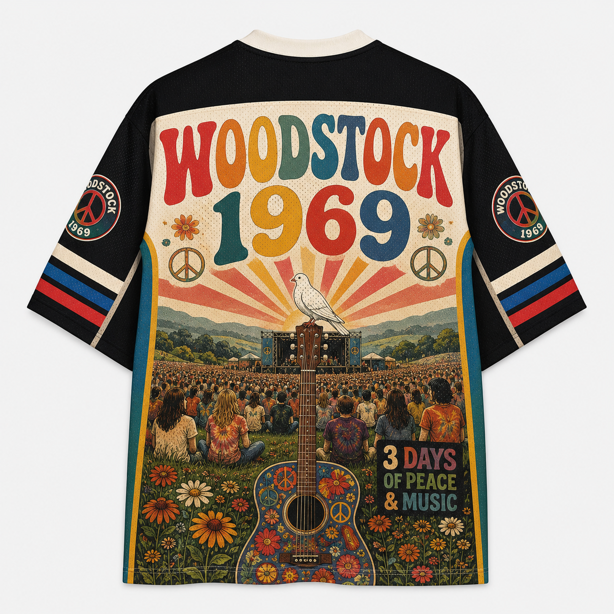 Woodstock 1969 Jersey Shirts