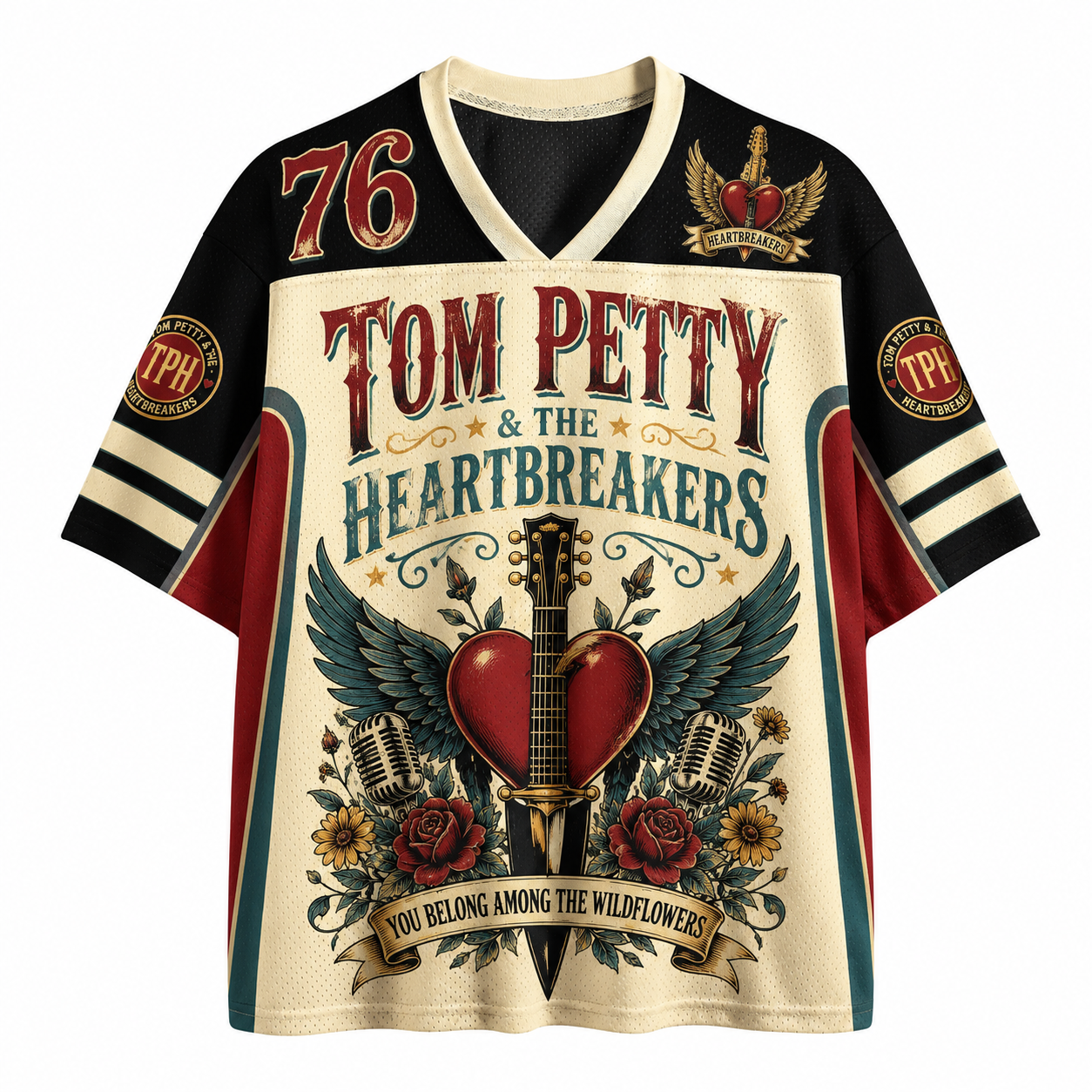 Tom Petty & The Heartbreakers Band Jersey Shirts