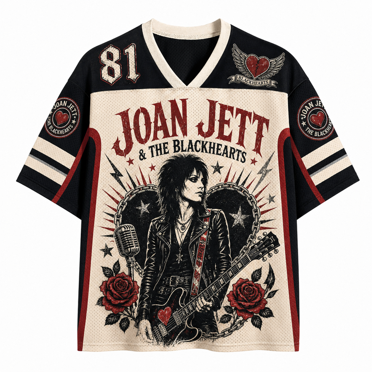 Joan Jett & The Blackhearts Jersey Shirts