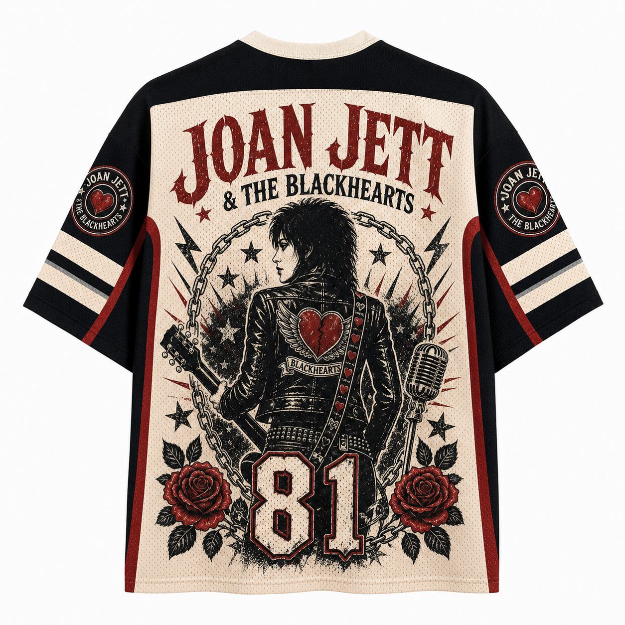 Joan Jett & The Blackhearts Jersey Shirts