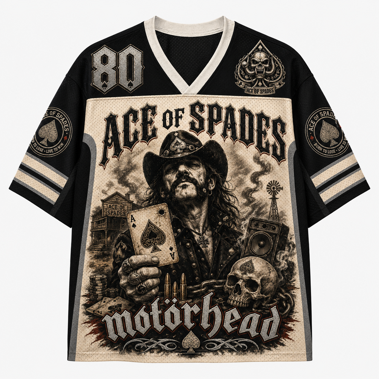 Motörhead Ace of Spades Song Jersey Shirts