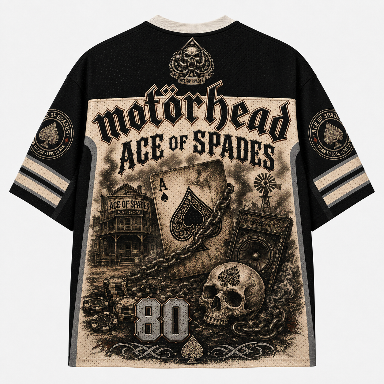Motörhead Ace of Spades Song Jersey Shirts