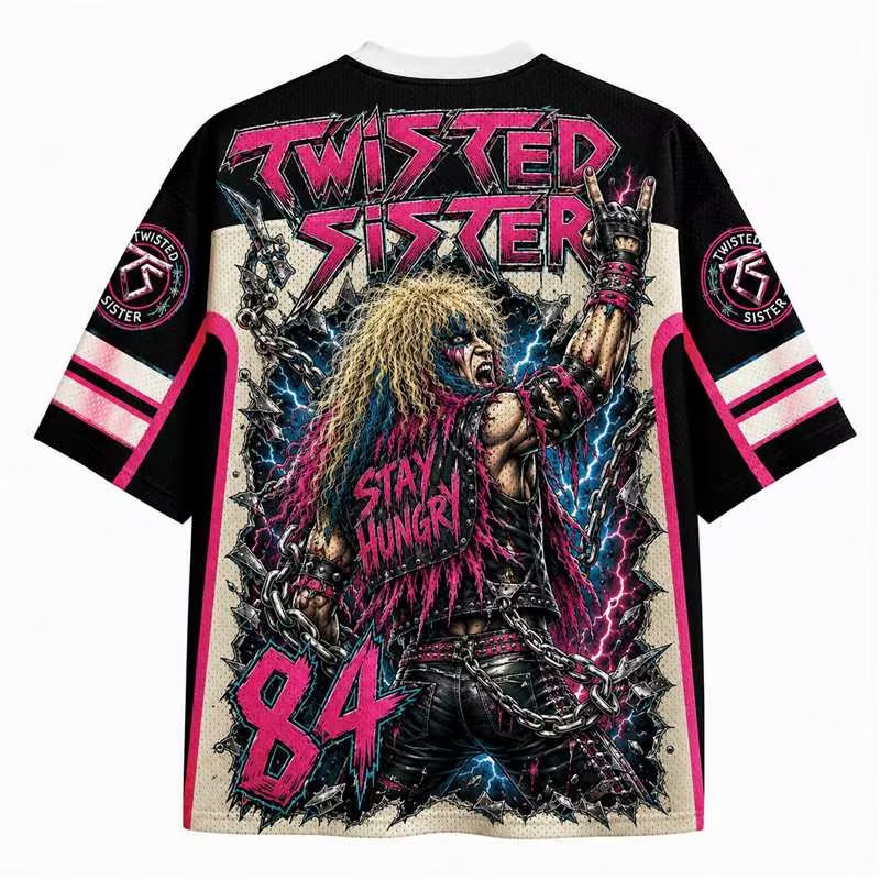 Twisted Sister Band Stay Hungry Jersey Shirts