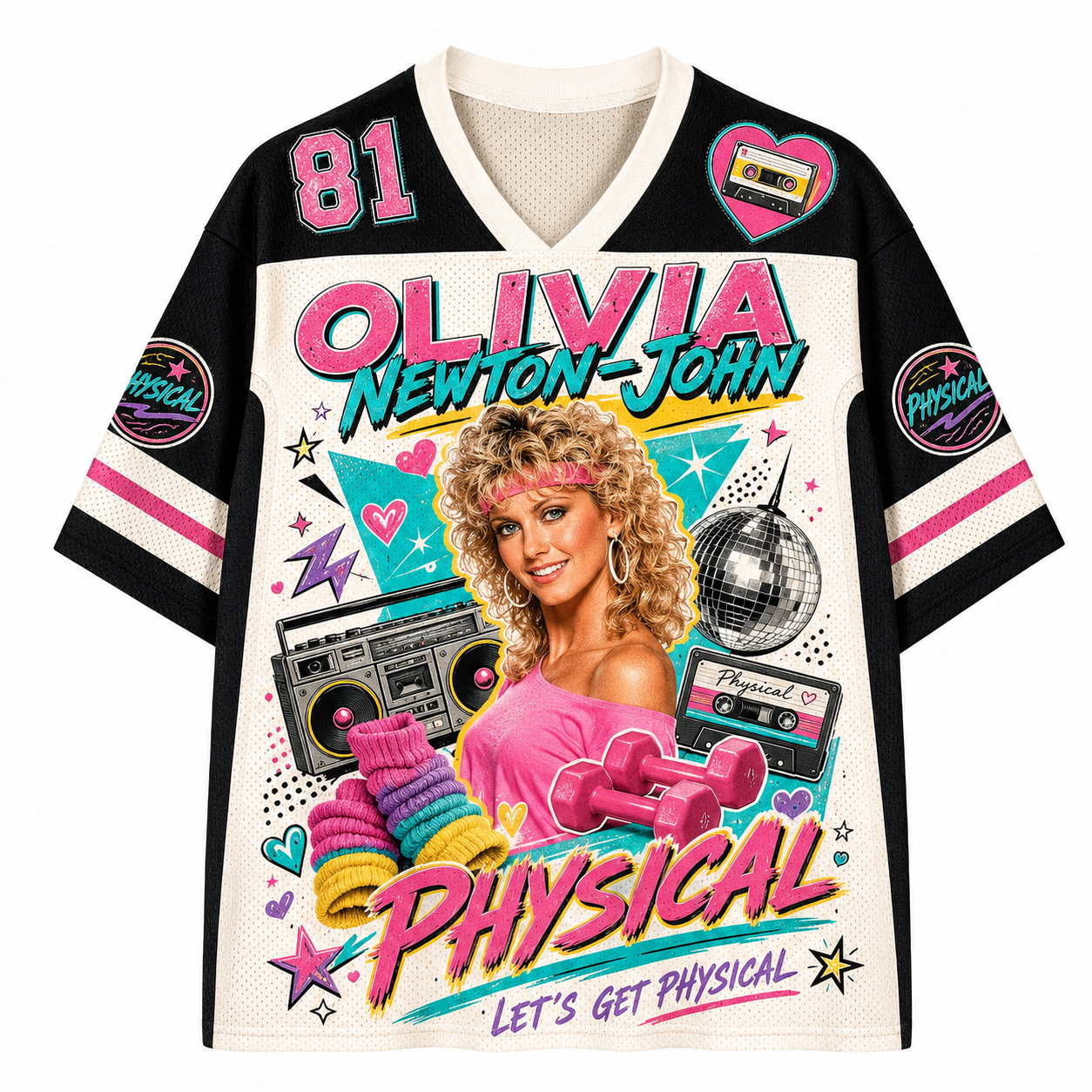 Olivia Newton-John Singer Jersey Shirts