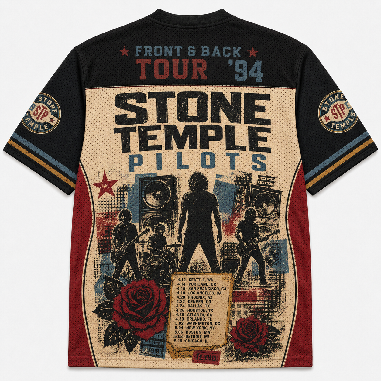Stone Temple Pilots Band Jersey Shirts