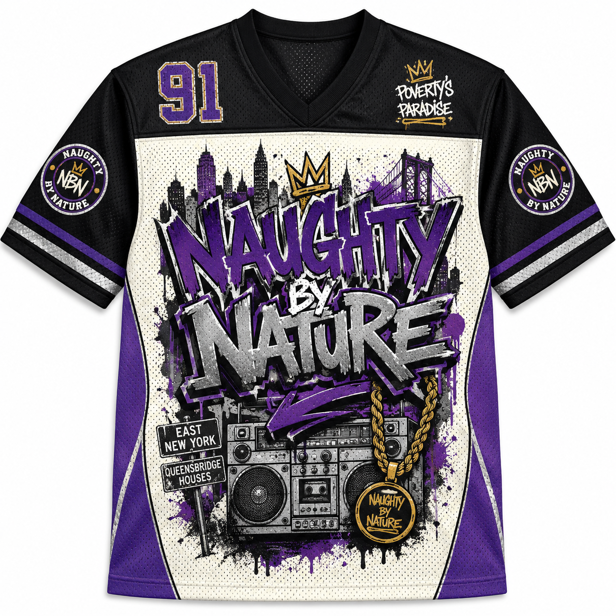 Naughty by Nature Band Jersey Shirts