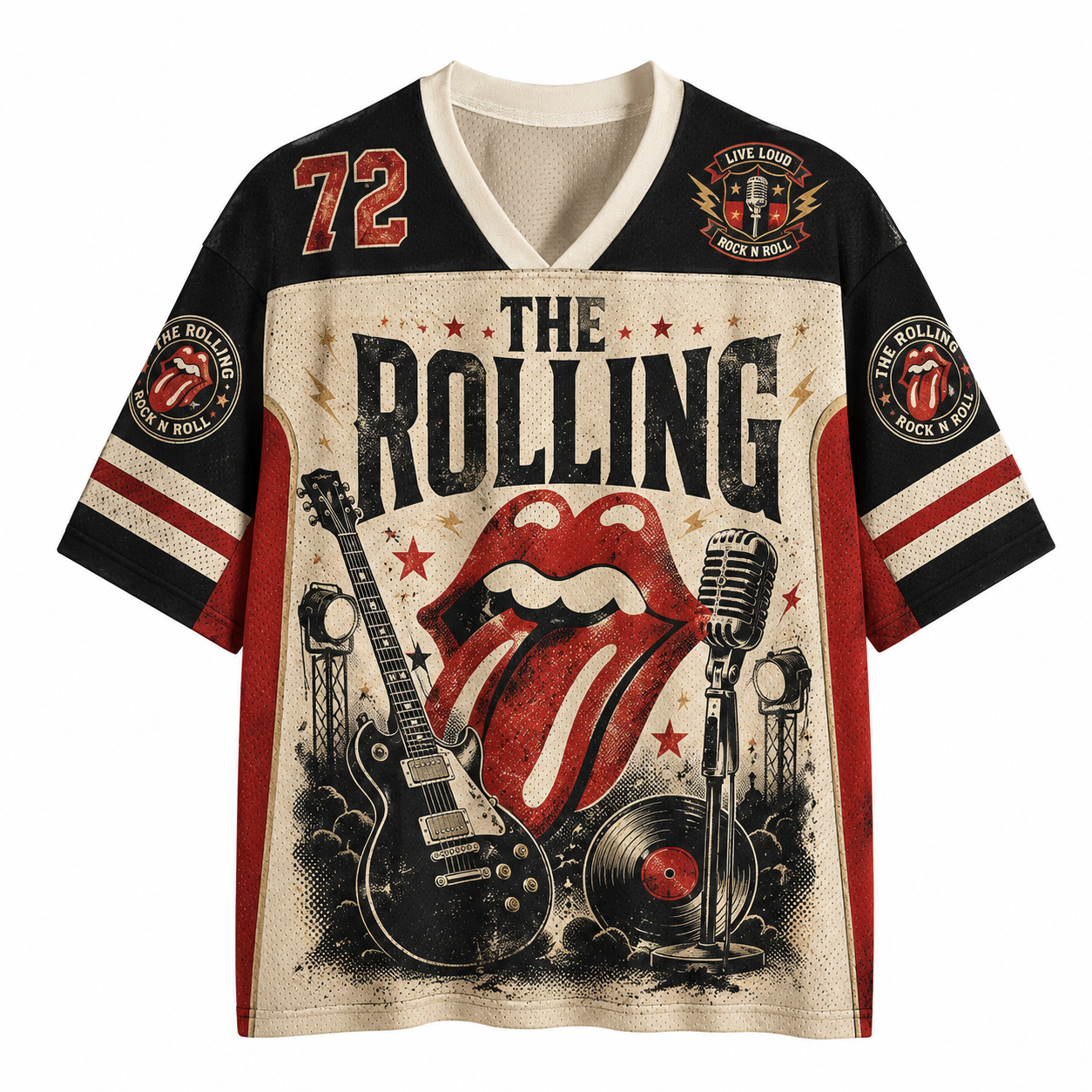 The Rolling Stones Jersey Shirts