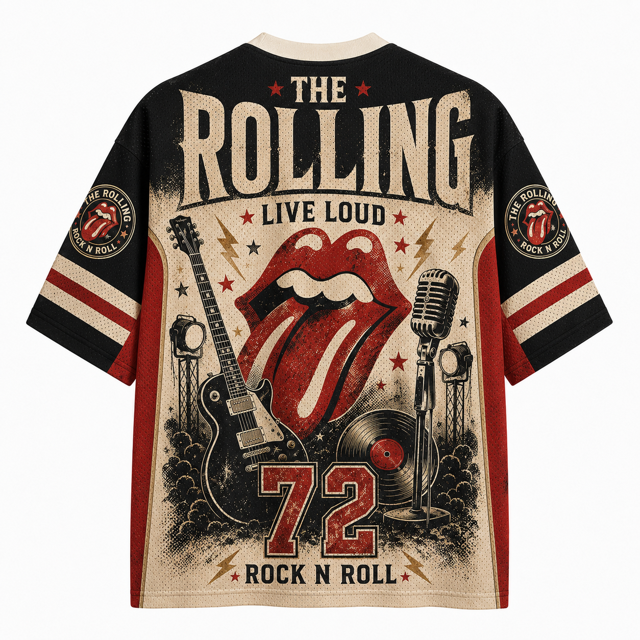 The Rolling Stones Jersey Shirts