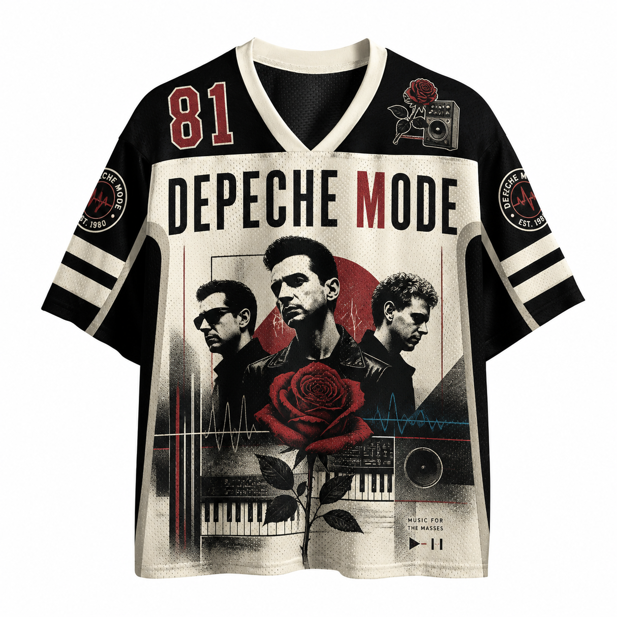 Depeche Mode Bnad Jersey Shirts