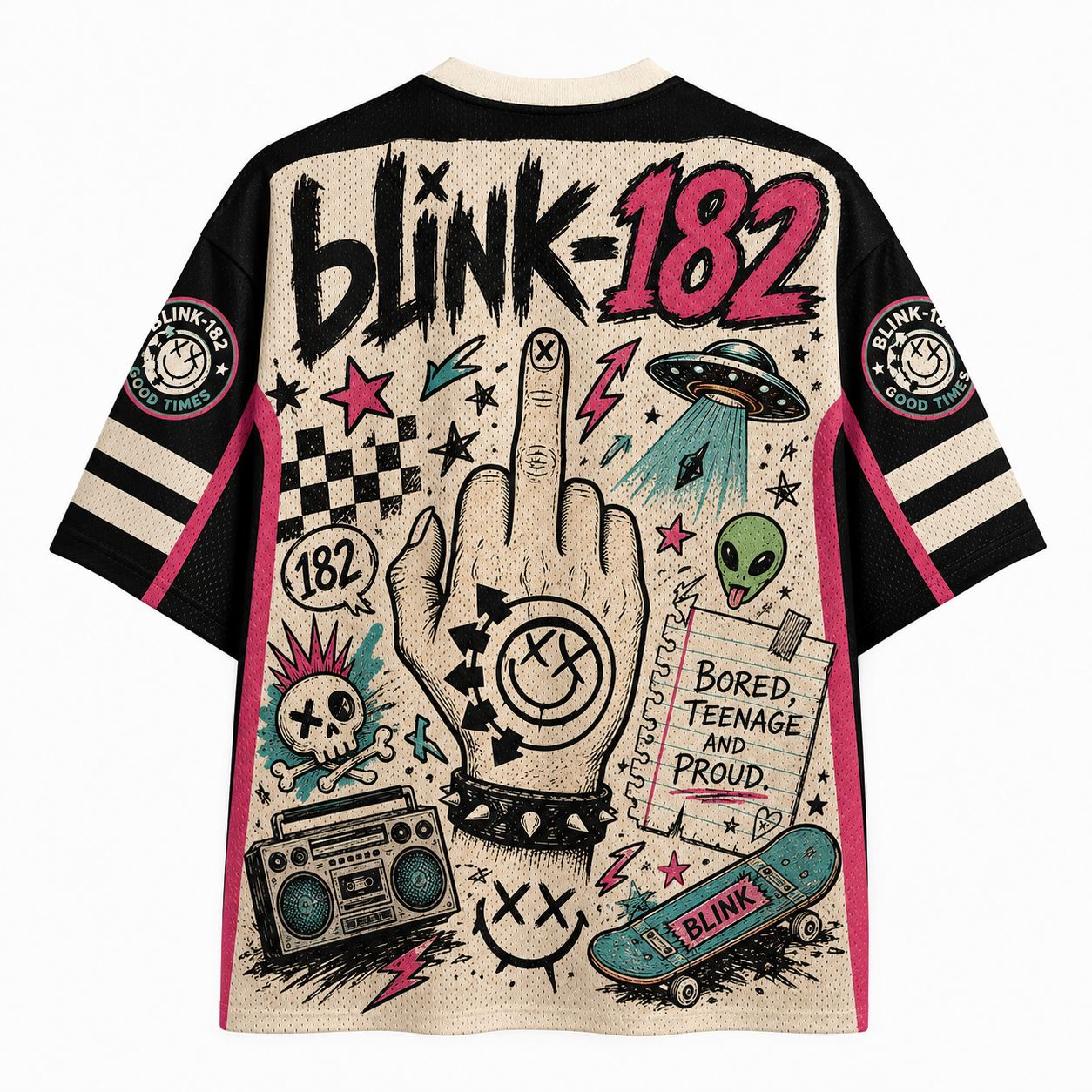  Blink-182 Band Jersey Shirts