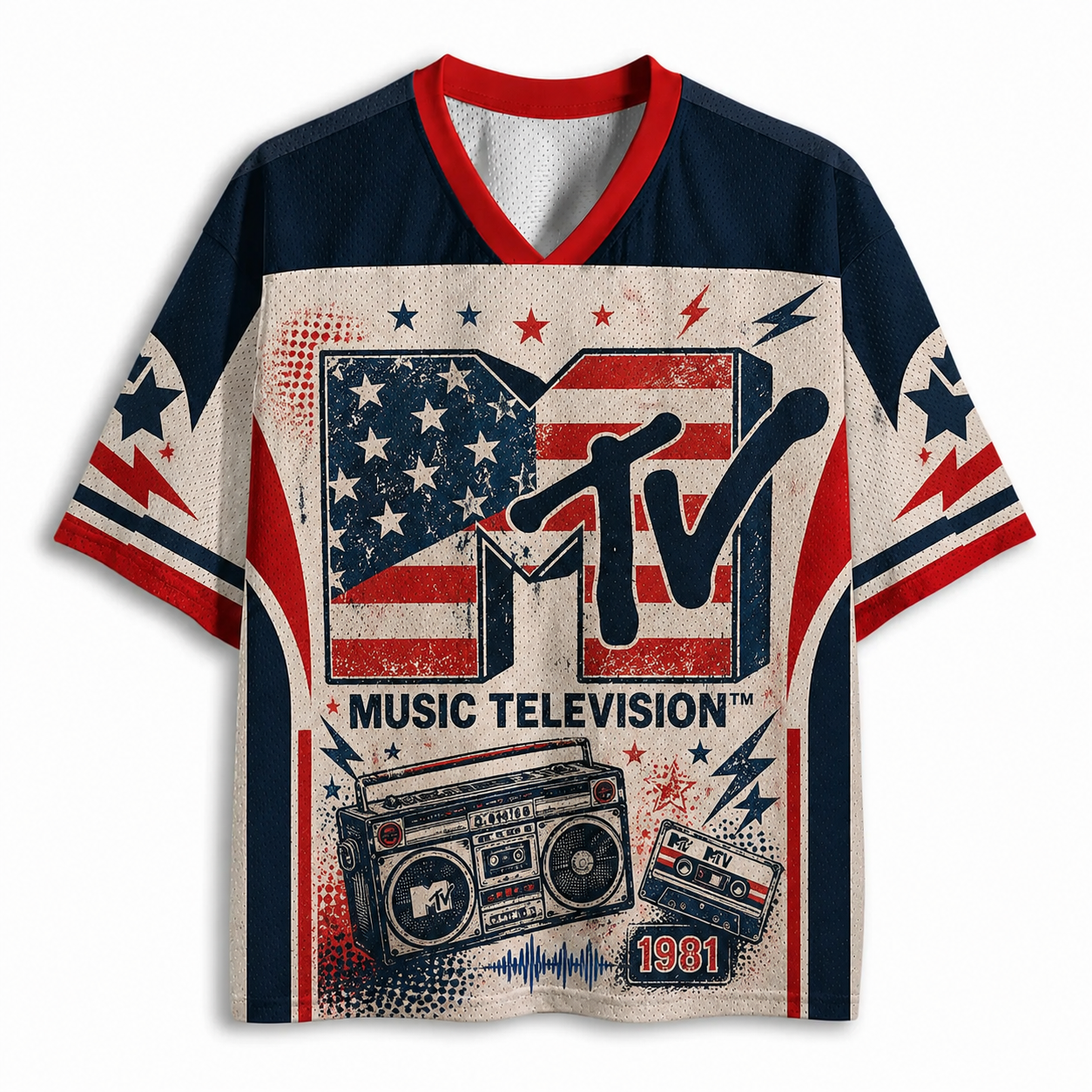 1981 Retro Pop Art Music Television Jersey Shirts