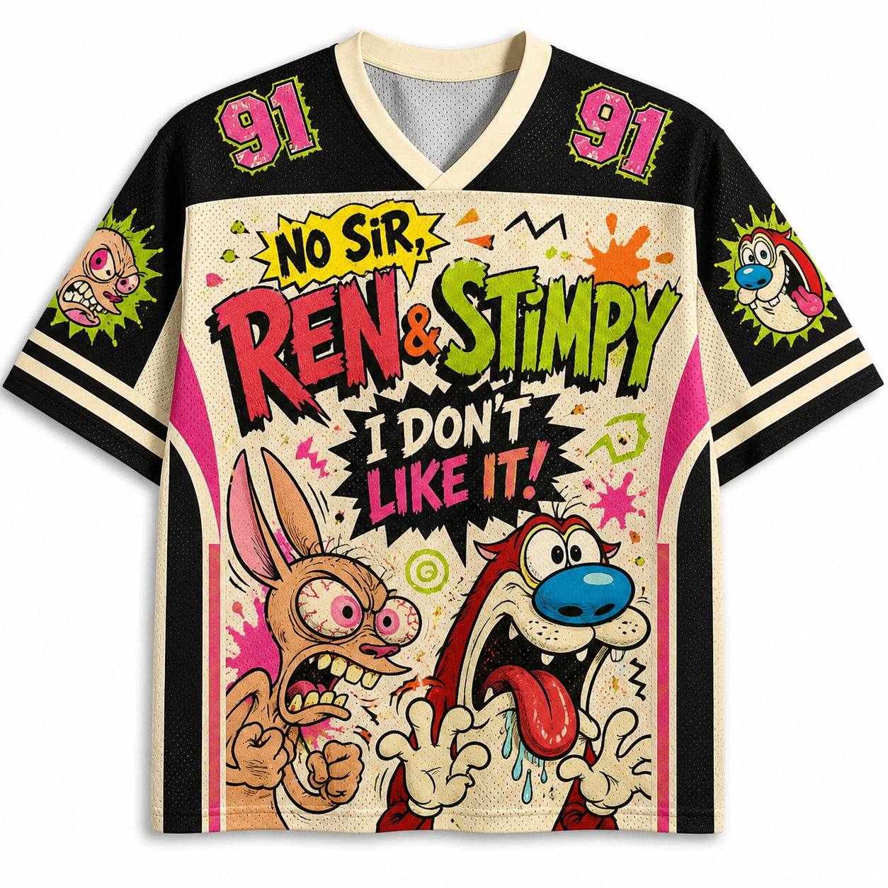 The Ren & Stimpy Show TV drama Jersey Shirts