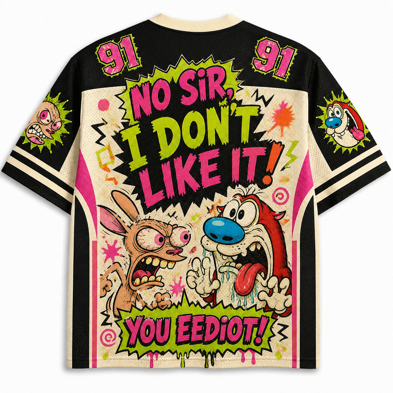 The Ren & Stimpy Show TV drama Jersey Shirts