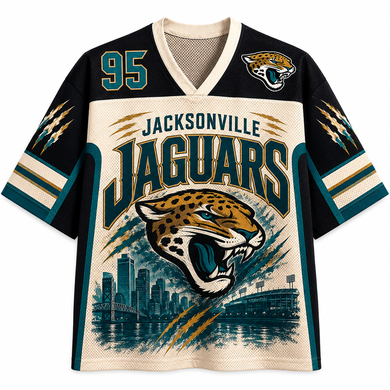 1995 Jacksonville Jaguars NFL Jersey Shirts