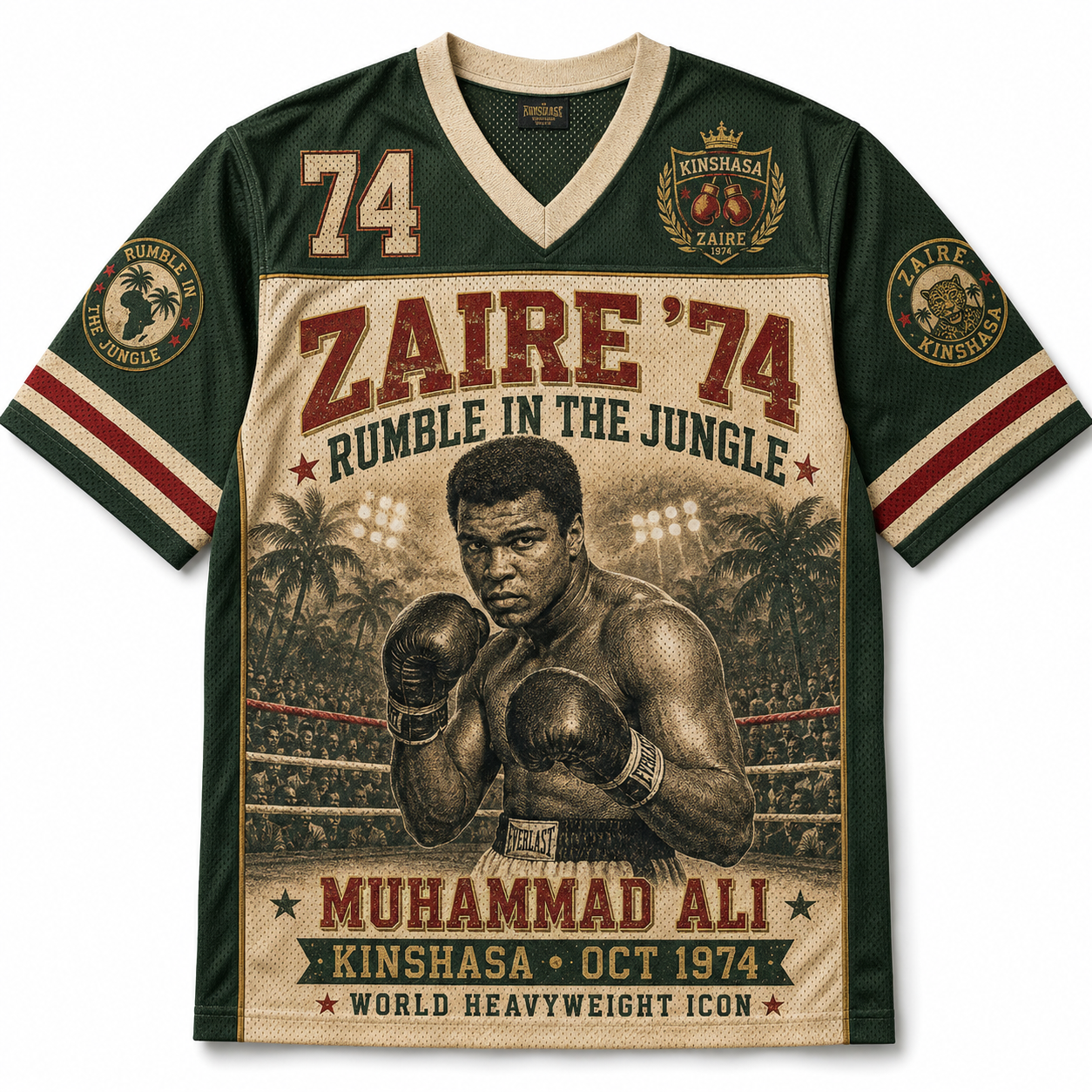 Rumble in the Jungle championship Jersey Shirts