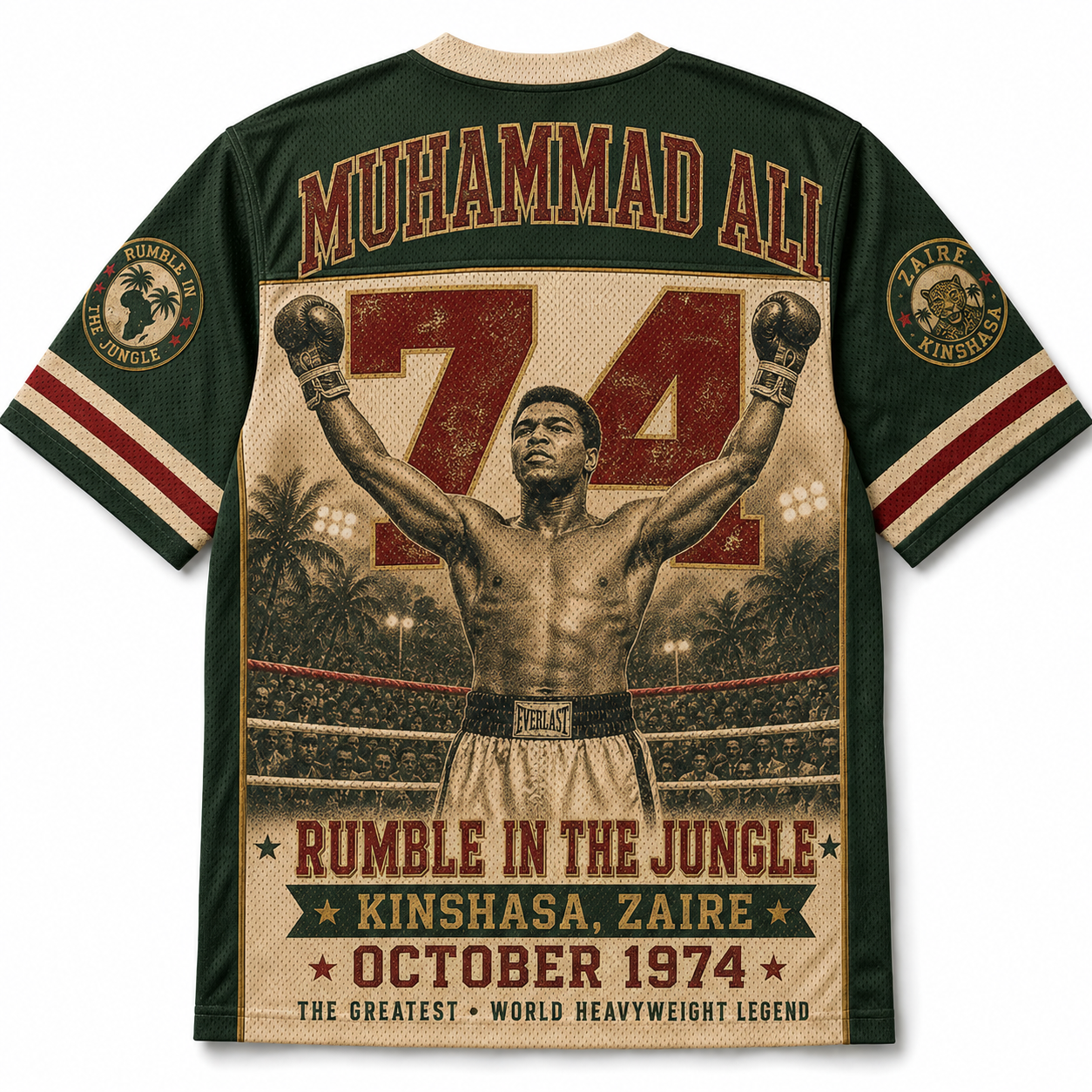 Rumble in the Jungle championship Jersey Shirts