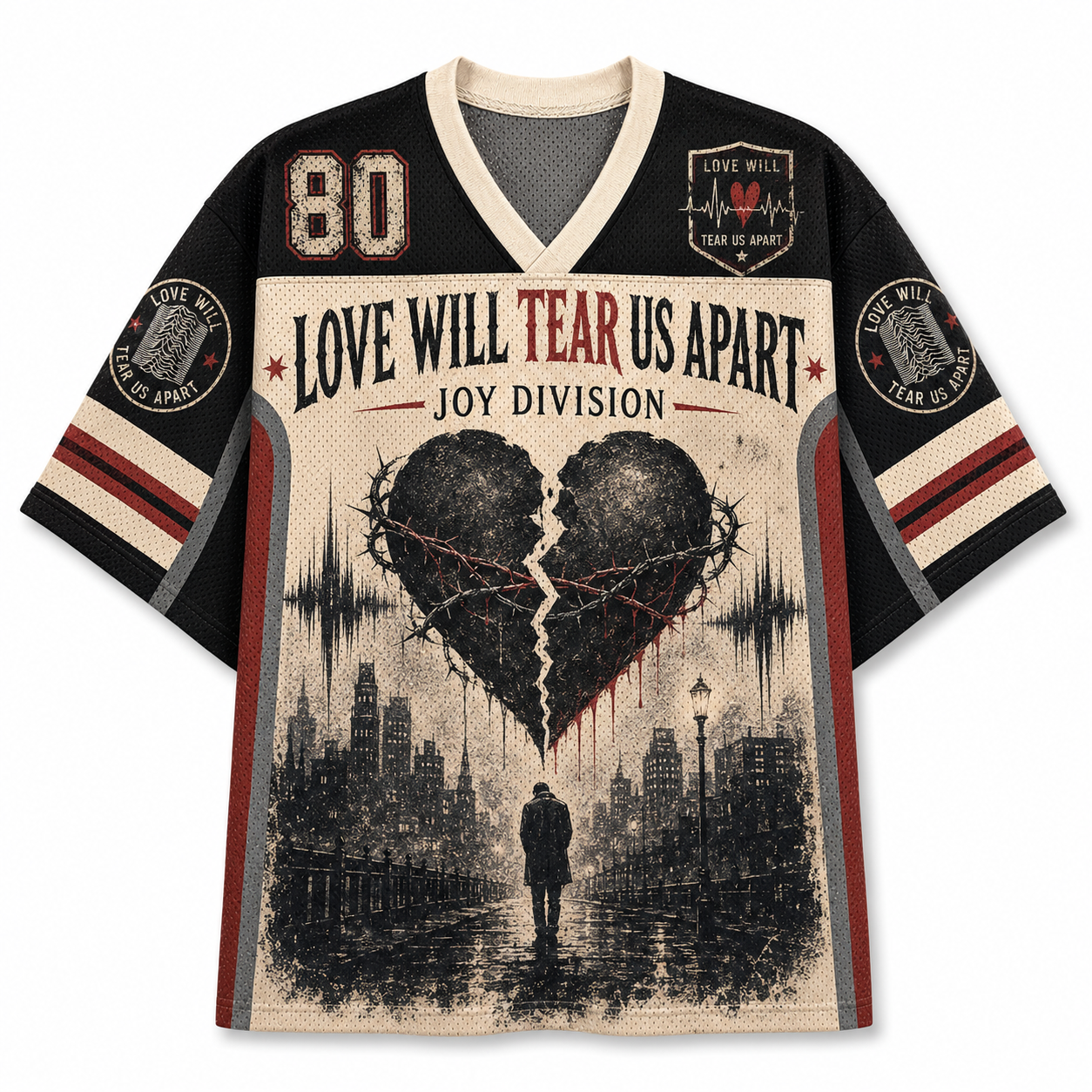 Joy Division "Love Will Tear Us Apart" Jersey Shirts