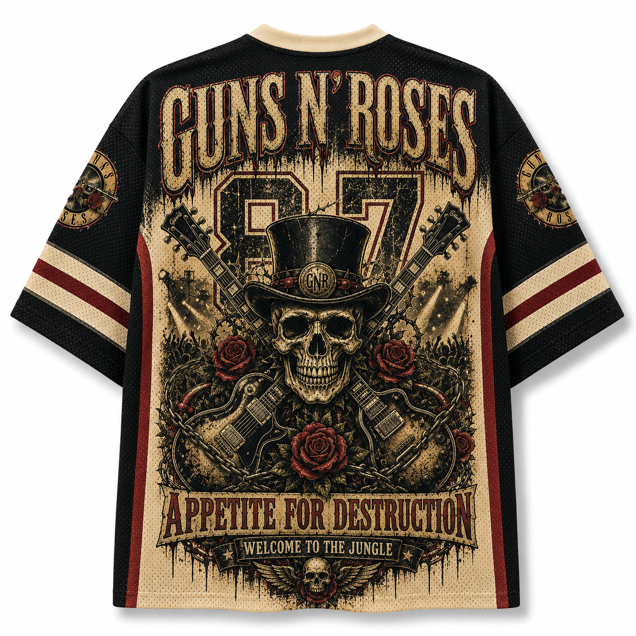 Gun and Roses Band Jersey Shirts