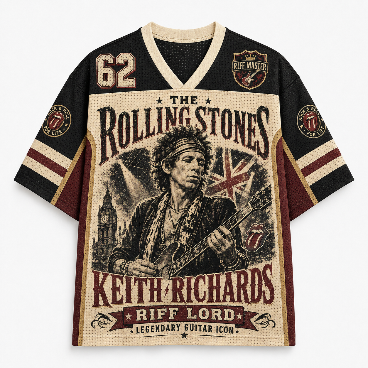 The Rolling Stones Mesh Jersey