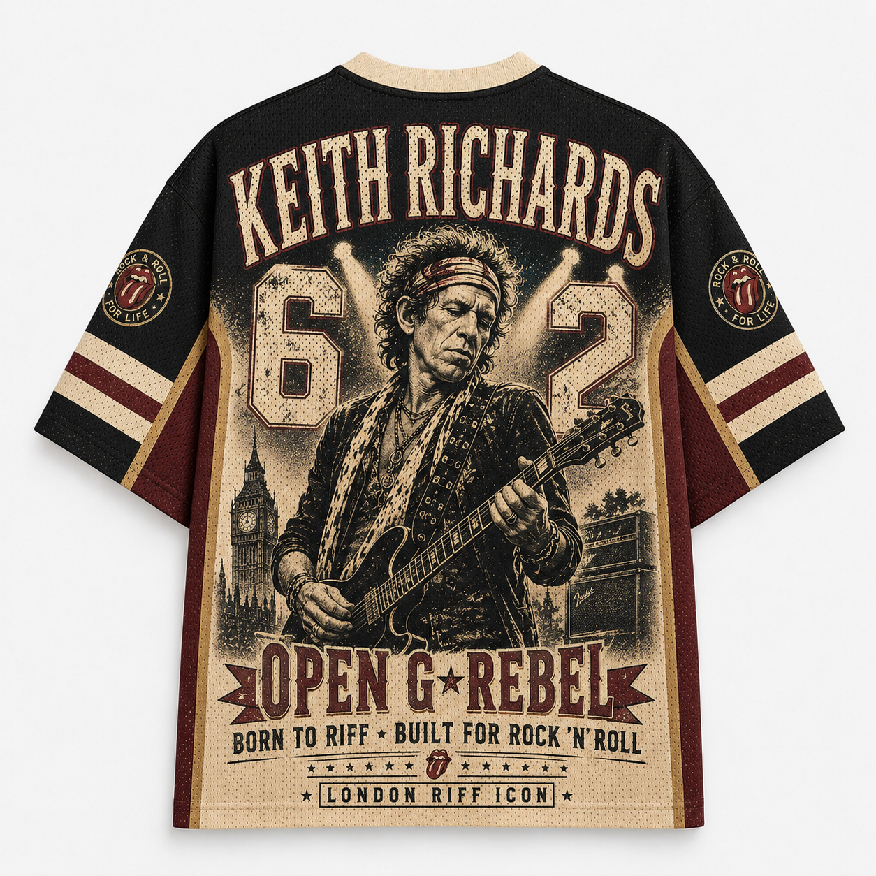 The Rolling Stones Mesh Jersey