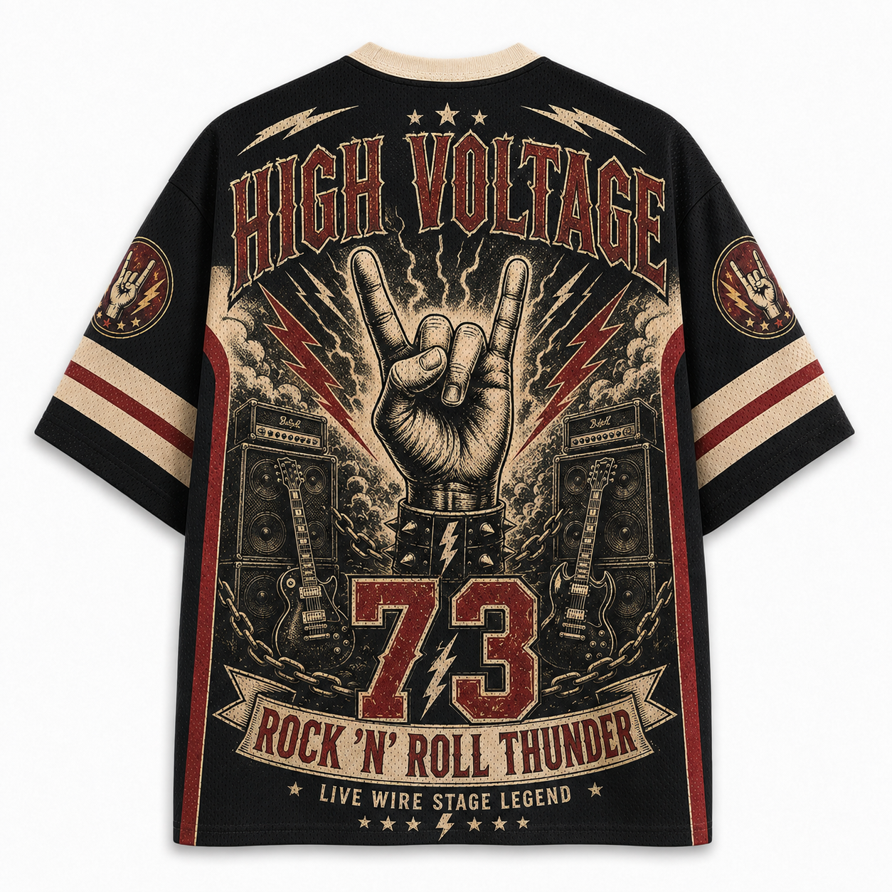 Devil Horns Ghost Mesh Jersey
