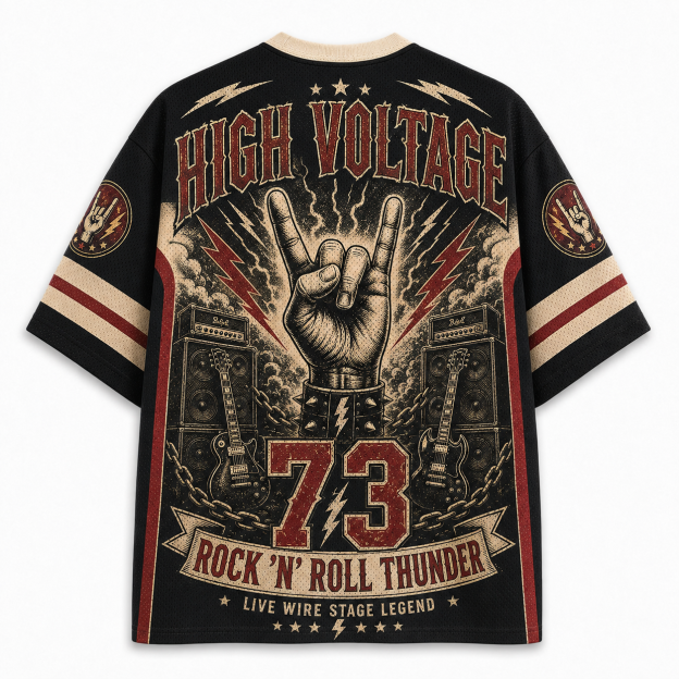 Devil Horns Ghost Mesh Jersey