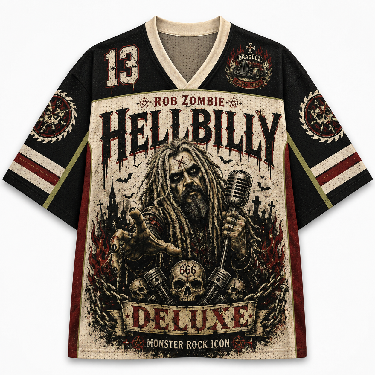 Rob Zombie "Hellbilly Deluxe" Mesh Jersey