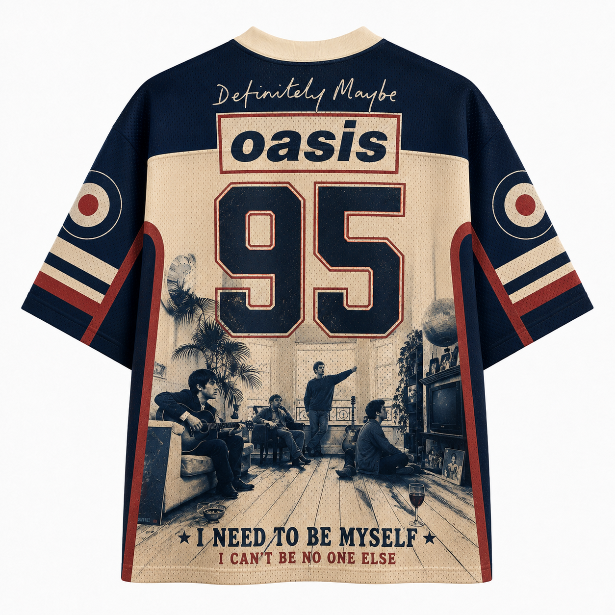 Oasis Definitely Maybe Mesh Jersey