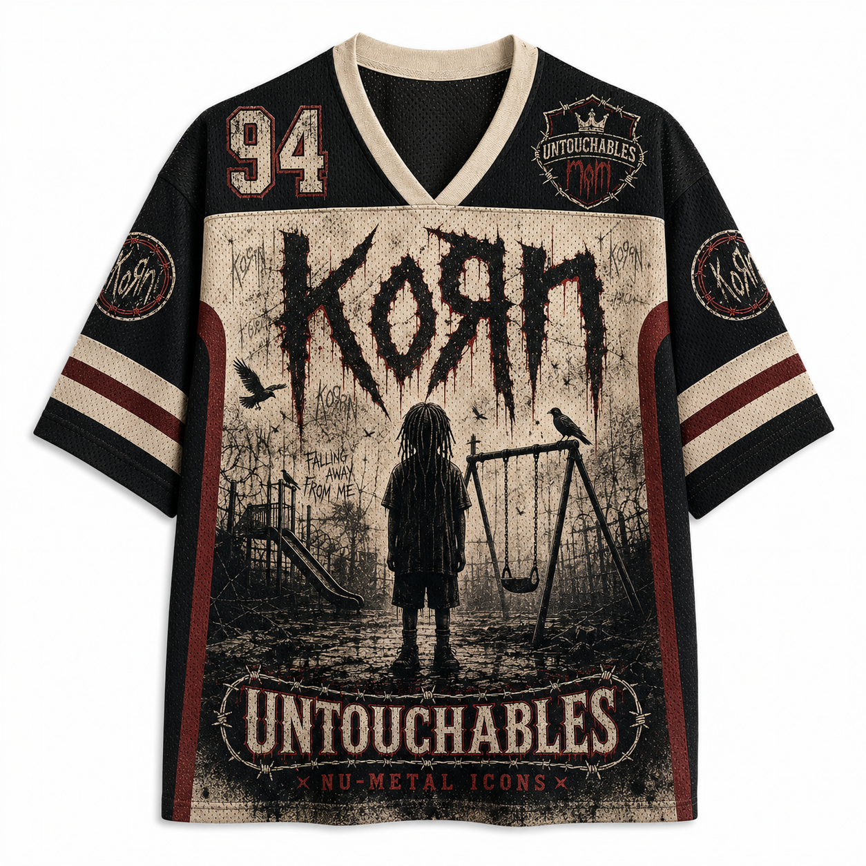 Korn "Untouchables" nu-metal Mesh Jersey