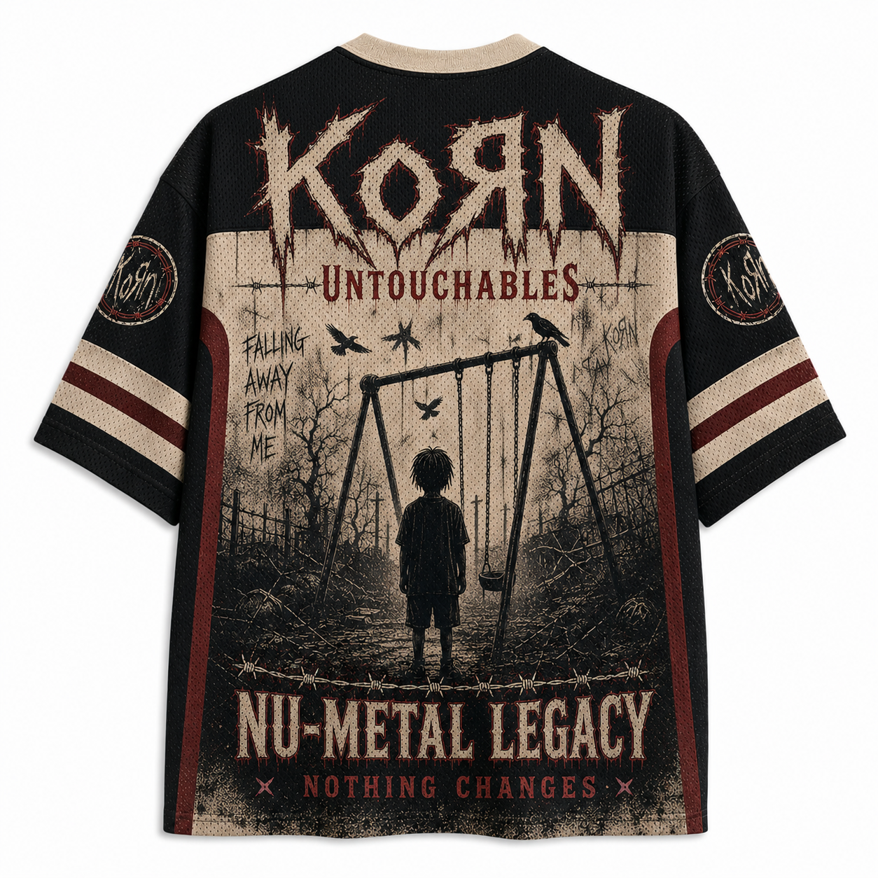 Korn "Untouchables" nu-metal Mesh Jersey