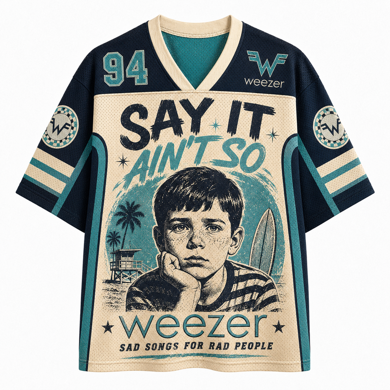 Weezer Say It Ain't So Mesh Jersey