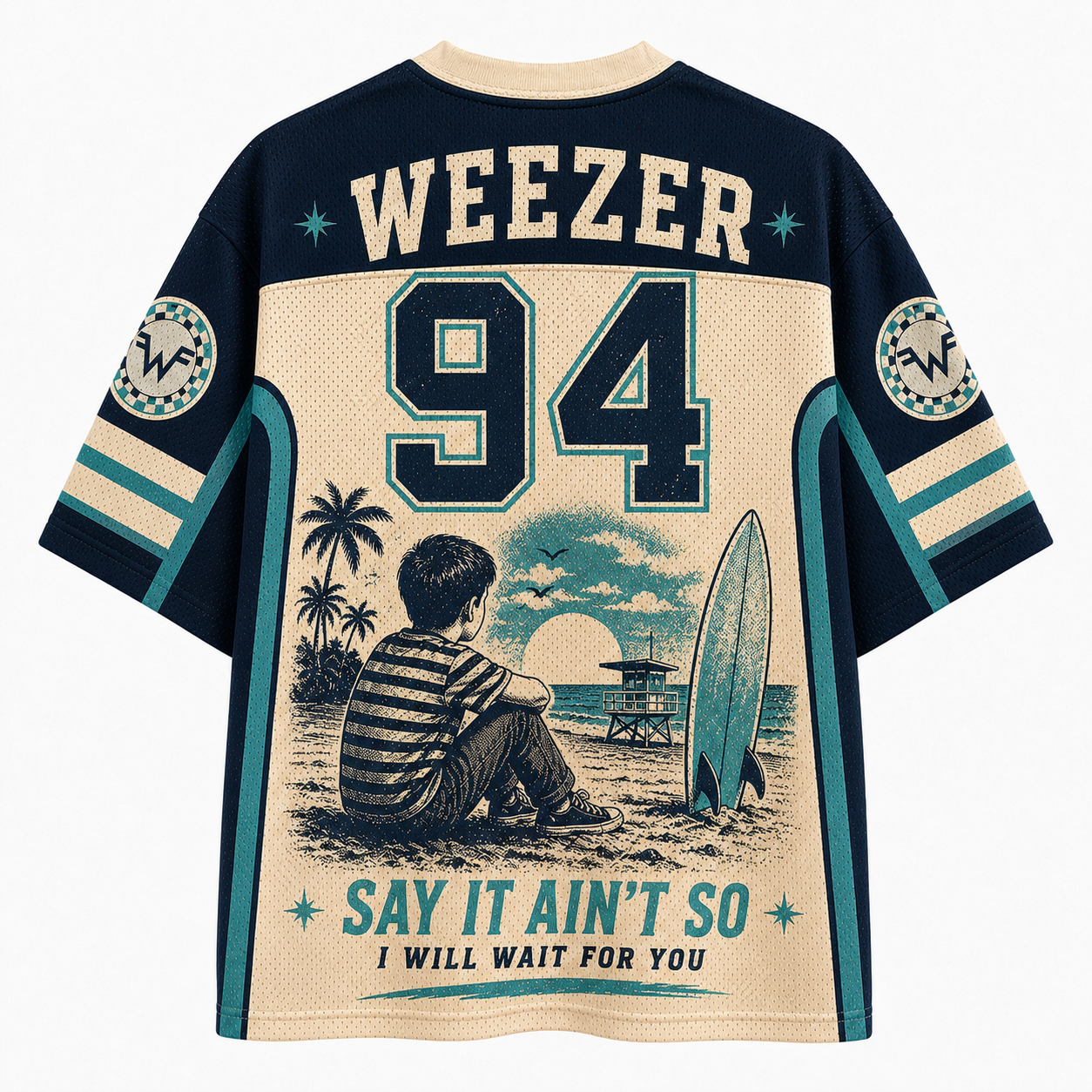 Weezer Say It Ain't So Mesh Jersey