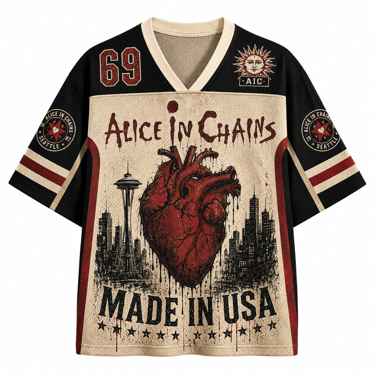  Alice in Chains Jersey Shirts
