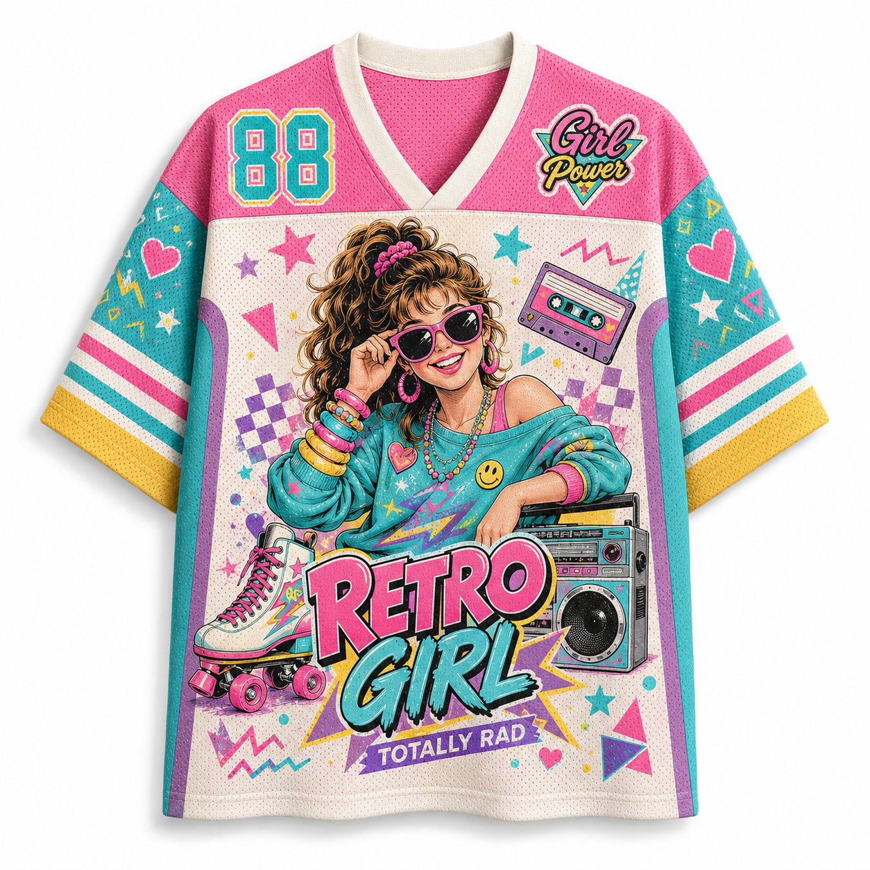 Retro Girl Jersey Shirts