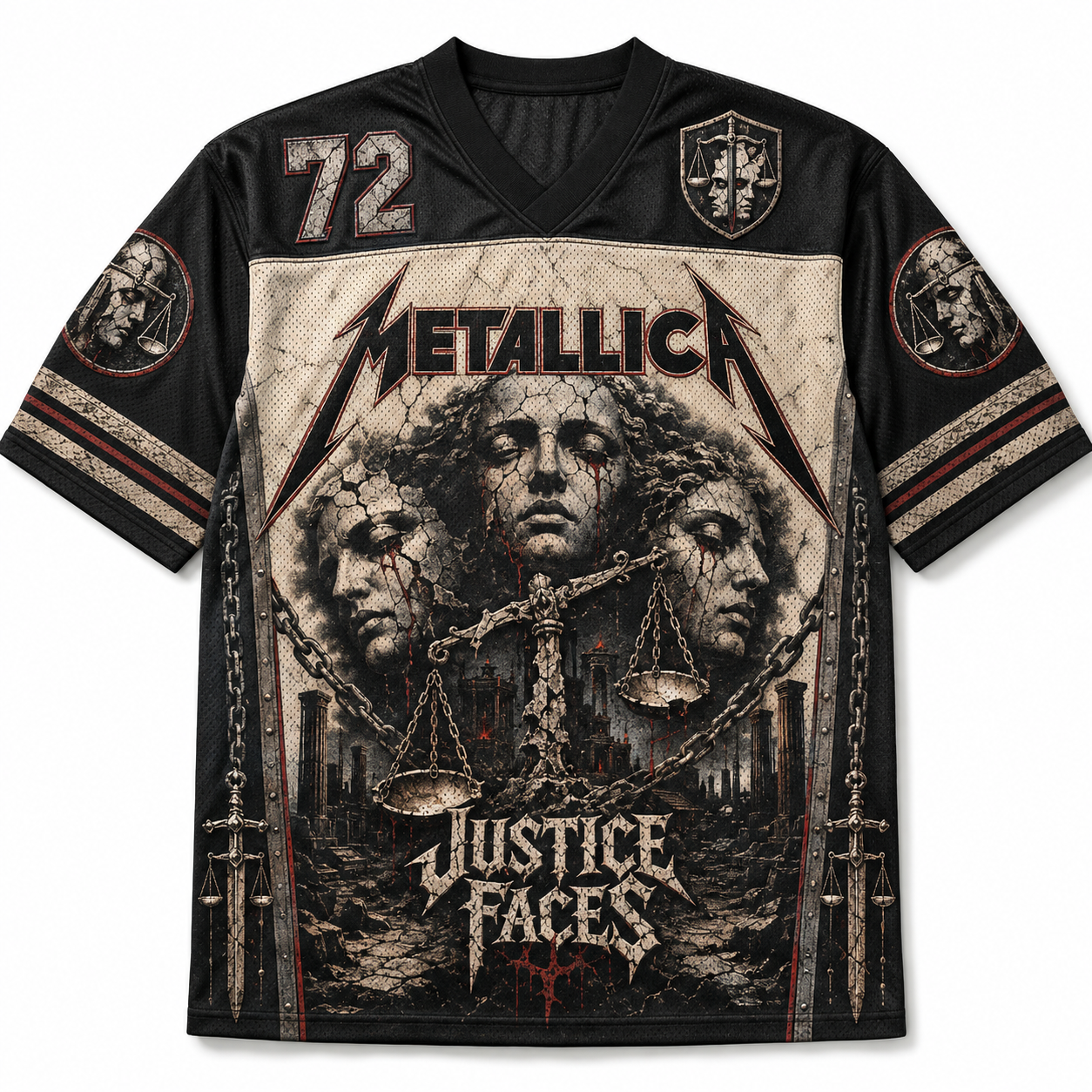  Metallica Band Jersey Shirts