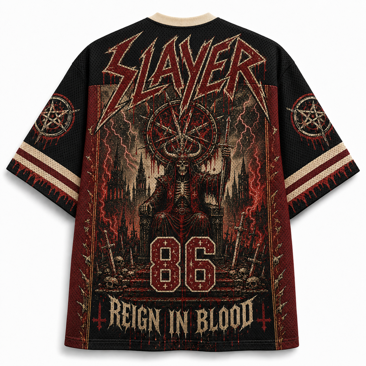  Slayer “Show No Mercy” Jersey Shirts