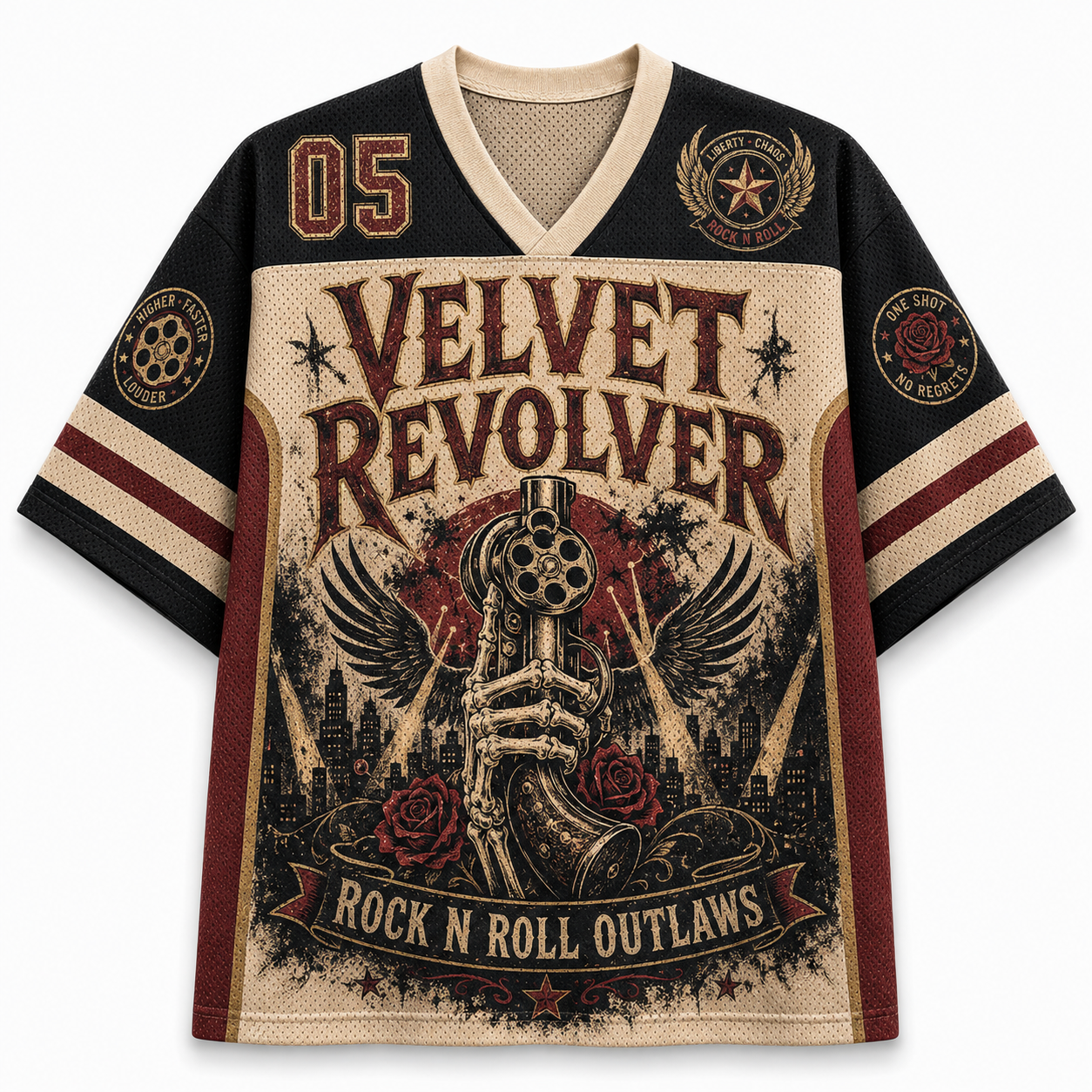 Velvet Revolver Rock N Roll Outlaws Mesh Jersey