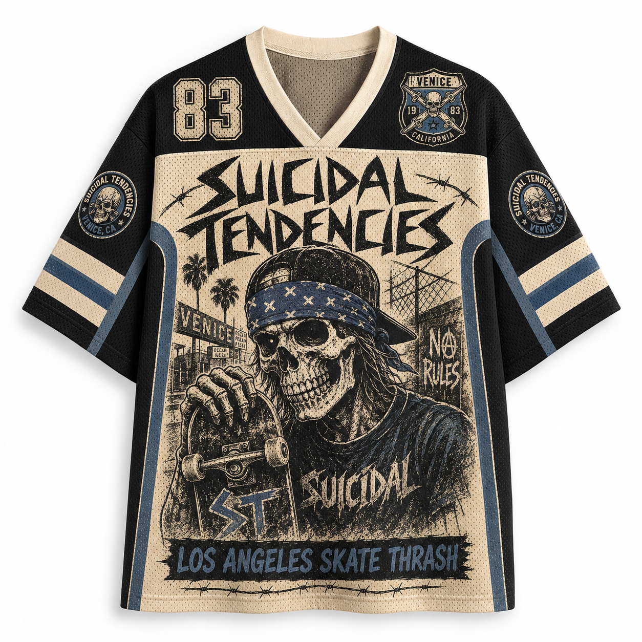 Suicidal Tendencies Skate Thrash Mesh Jersey