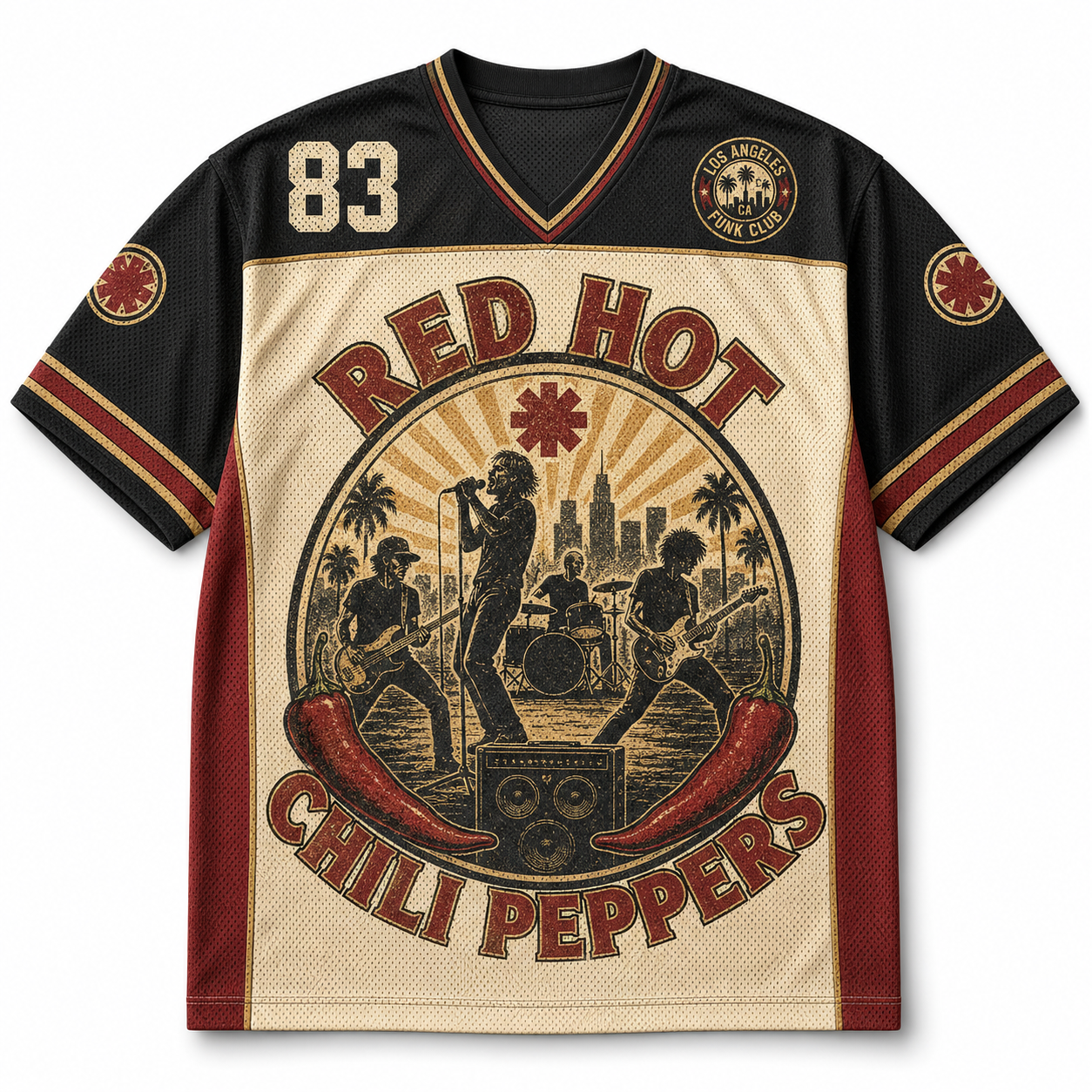 Red Hot Chili Peppers Los Angeles Funk Club Mesh Jersey