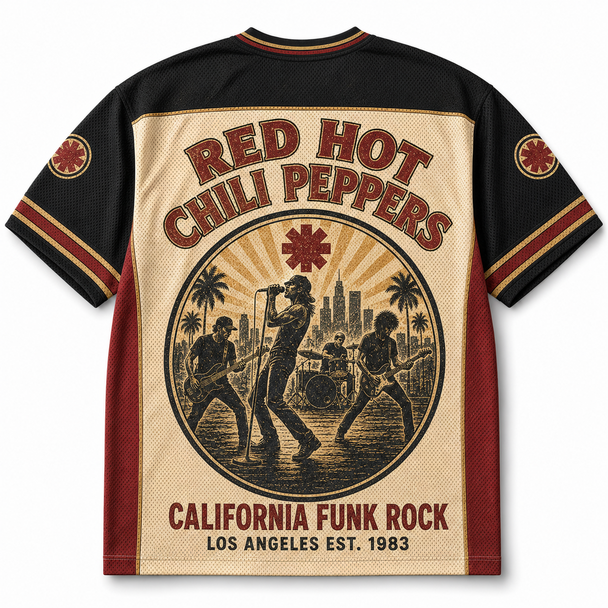 Red Hot Chili Peppers Los Angeles Funk Club Mesh Jersey